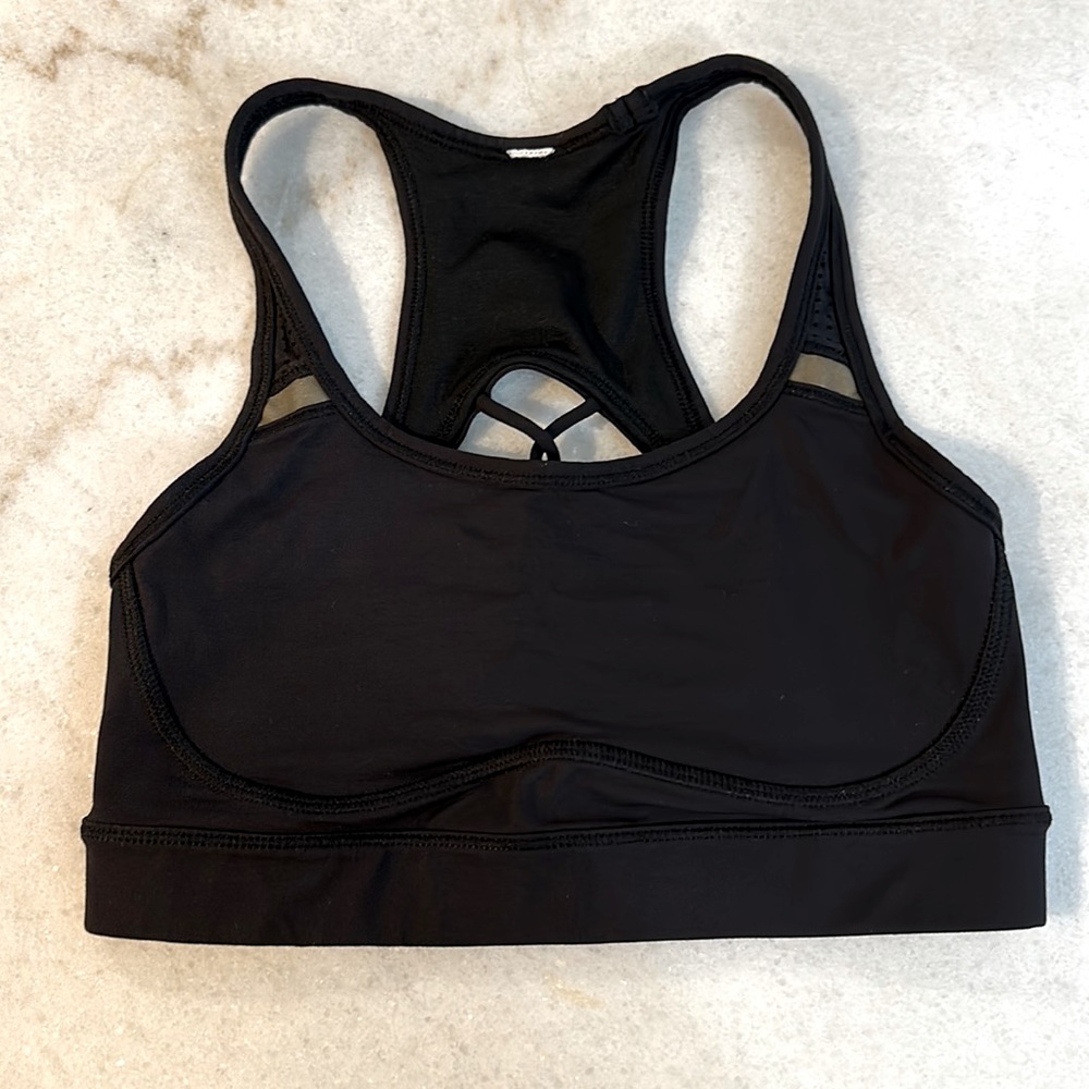 Lululemon XS like new sports bra with cord back